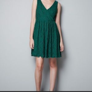 Zara dress with intricate lace detailing